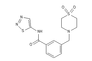 3-[(1,1-diketo-1,4-thiazinan-4-yl)methyl]-N-(thiadiazol-5-yl)benzamide