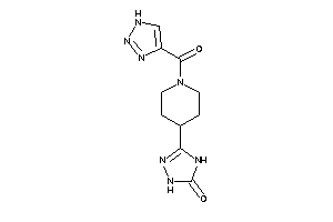 3-[1-(1H-triazole-4-carbonyl)-4-piperidyl]-1,4-dihydro-1,2,4-triazol-5-one