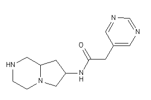 N-(1,2,3,4,6,7,8,8a-octahydropyrrolo[1,2-a]pyrazin-7-yl)-2-(5-pyrimidyl)acetamide