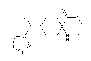 Image of 9-(thiadiazole-5-carbonyl)-1,4,9-triazaspiro[5.5]undecan-5-one