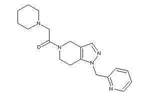 2-piperidino-1-[1-(2-pyridylmethyl)-6,7-dihydro-4H-pyrazolo[4,3-c]pyridin-5-yl]ethanone