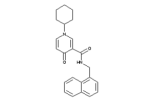 1-cyclohexyl-4-keto-N-(1-naphthylmethyl)nicotinamide