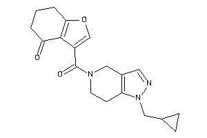 3-[1-(cyclopropylmethyl)-6,7-dihydro-4H-pyrazolo[4,3-c]pyridine-5-carbonyl]-6,7-dihydro-5H-benzofuran-4-one