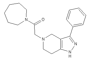 Image of 1-(azepan-1-yl)-2-(3-phenyl-1,4,6,7-tetrahydropyrazolo[4,3-c]pyridin-5-yl)ethanone