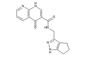 4-keto-N-(1,4,5,6-tetrahydrocyclopenta[c]pyrazol-3-ylmethyl)-1H-1,8-naphthyridine-3-carboxamide
