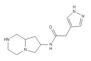 N-(1,2,3,4,6,7,8,8a-octahydropyrrolo[1,2-a]pyrazin-7-yl)-2-(1H-pyrazol-4-yl)acetamide