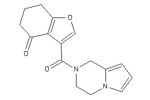 3-(3,4-dihydro-1H-pyrrolo[1,2-a]pyrazine-2-carbonyl)-6,7-dihydro-5H-benzofuran-4-one