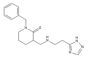 1-benzyl-3-[[2-(1H-1,2,4-triazol-5-yl)ethylamino]methyl]-2-piperidone