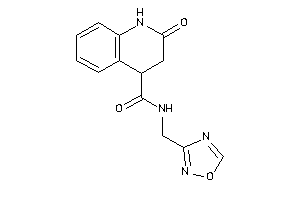 2-keto-N-(1,2,4-oxadiazol-3-ylmethyl)-3,4-dihydro-1H-quinoline-4-carboxamide