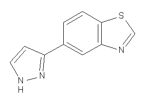 5-(1H-pyrazol-3-yl)-1,3-benzothiazole