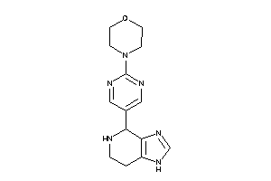 4-[5-(4,5,6,7-tetrahydro-1H-imidazo[4,5-c]pyridin-4-yl)pyrimidin-2-yl]morpholine