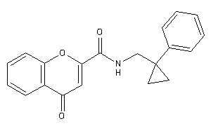 4-keto-N-[(1-phenylcyclopropyl)methyl]chromene-2-carboxamide