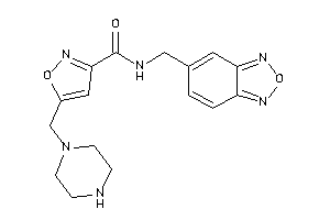 N-(benzofurazan-5-ylmethyl)-5-(piperazinomethyl)isoxazole-3-carboxamide