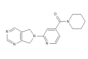 [2-(5,7-dihydropyrrolo[3,4-d]pyrimidin-6-yl)-4-pyridyl]-piperidino-methanone