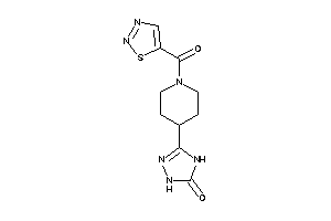 3-[1-(thiadiazole-5-carbonyl)-4-piperidyl]-1,4-dihydro-1,2,4-triazol-5-one