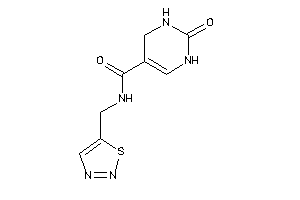2-keto-N-(thiadiazol-5-ylmethyl)-3,4-dihydro-1H-pyrimidine-5-carboxamide