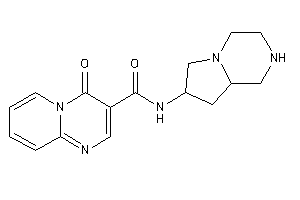 N-(1,2,3,4,6,7,8,8a-octahydropyrrolo[1,2-a]pyrazin-7-yl)-4-keto-pyrido[1,2-a]pyrimidine-3-carboxamide