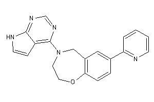 7-(2-pyridyl)-4-(7H-pyrrolo[2,3-d]pyrimidin-4-yl)-3,5-dihydro-2H-1,4-benzoxazepine