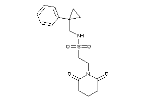 2-glutarimido-N-[(1-phenylcyclopropyl)methyl]ethanesulfonamide