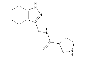 N-(4,5,6,7-tetrahydro-1H-indazol-3-ylmethyl)pyrrolidine-3-carboxamide