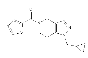 [1-(cyclopropylmethyl)-6,7-dihydro-4H-pyrazolo[4,3-c]pyridin-5-yl]-thiazol-5-yl-methanone