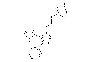 4-[2-[5-(1H-imidazol-5-yl)-4-phenyl-imidazol-1-yl]ethylthio]-2H-triazole