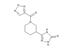 3-[1-(furazan-3-carbonyl)-3-piperidyl]-1,4-dihydro-1,2,4-triazol-5-one