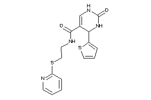 2-keto-N-[2-(2-pyridylthio)ethyl]-4-(2-thienyl)-3,4-dihydro-1H-pyrimidine-5-carboxamide