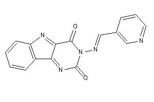 3-(3-pyridylmethyleneamino)pyrimido[5,4-b]indole-2,4-quinone