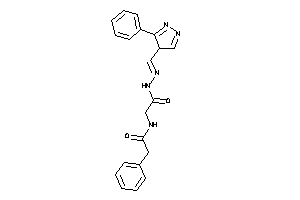 2-[(2-phenylacetyl)amino]-N-[(3-phenyl-4H-pyrazol-4-yl)methyleneamino]acetamide