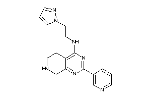 2-pyrazol-1-ylethyl-[2-(3-pyridyl)-5,6,7,8-tetrahydropyrido[3,4-d]pyrimidin-4-yl]amine