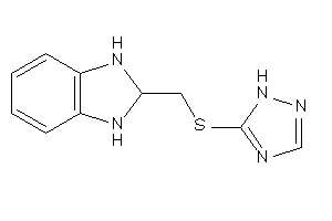 2-[(1H-1,2,4-triazol-5-ylthio)methyl]-2,3-dihydro-1H-benzimidazole