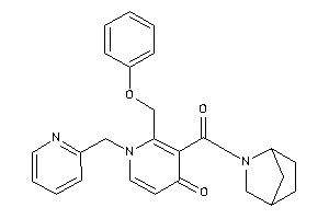 3-(5-azabicyclo[2.2.1]heptane-5-carbonyl)-2-(phenoxymethyl)-1-(2-pyridylmethyl)-4-pyridone