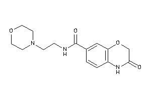 3-keto-N-(2-morpholinoethyl)-4H-1,4-benzoxazine-7-carboxamide