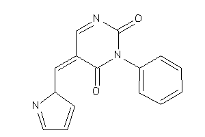Image of 3-phenyl-5-(2H-pyrrol-2-ylmethylene)pyrimidine-2,4-quinone