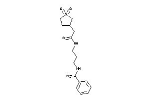 N-[3-[[2-(1,1-diketothiolan-3-yl)acetyl]amino]propyl]benzamide