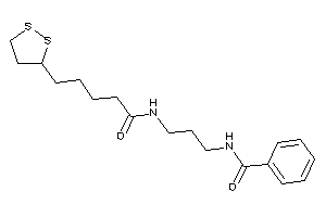 N-[3-[5-(dithiolan-3-yl)pentanoylamino]propyl]benzamide