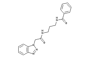 N-[3-[[2-(benzotriazol-1-yl)acetyl]amino]propyl]benzamide