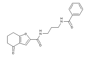 N-(3-benzamidopropyl)-4-keto-6,7-dihydro-5H-benzofuran-2-carboxamide