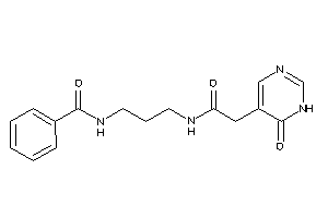 N-[3-[[2-(6-keto-1H-pyrimidin-5-yl)acetyl]amino]propyl]benzamide