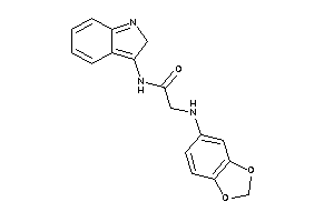 2-(1,3-benzodioxol-5-ylamino)-N-(2H-indol-3-yl)acetamide