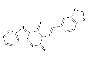 Image of 3-(piperonylideneamino)pyrimido[5,4-b]indole-2,4-quinone