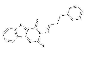 3-(3-phenylpropylideneamino)pyrimido[5,4-b]indole-2,4-quinone