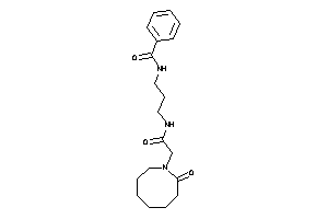 N-[3-[[2-(2-ketoazocan-1-yl)acetyl]amino]propyl]benzamide