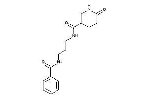 N-(3-benzamidopropyl)-6-keto-nipecotamide