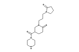 1-[3-(2-ketopyrrolidino)propyl]-5-(piperazine-1-carbonyl)-2-piperidone