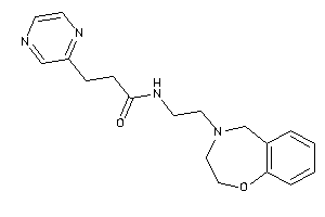 N-[2-(3,5-dihydro-2H-1,4-benzoxazepin-4-yl)ethyl]-3-pyrazin-2-yl-propionamide