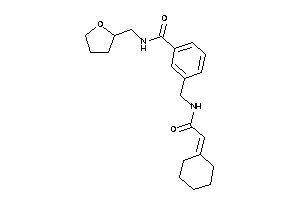 3-[[(2-cyclohexylideneacetyl)amino]methyl]-N-(tetrahydrofurfuryl)benzamide