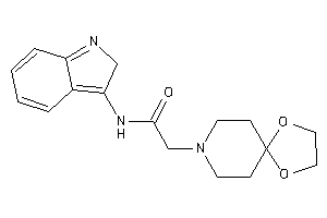 2-(1,4-dioxa-8-azaspiro[4.5]decan-8-yl)-N-(2H-indol-3-yl)acetamide