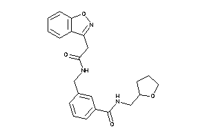 3-[[(2-indoxazen-3-ylacetyl)amino]methyl]-N-(tetrahydrofurfuryl)benzamide